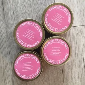 UO Artist Print Tin Candle- Crimson Cranberry